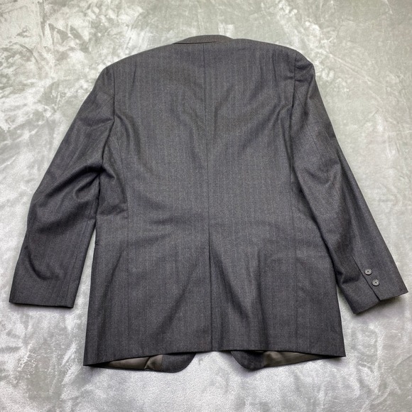 Patrick James Lords of London Gray Herringbone Wool Blazer Mens Sport Coat USA - Picture 2 of 11